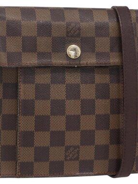 Authentic LOUIS VUITTON Damier Ebene Pimlico Shoulder Bag N45272 LV